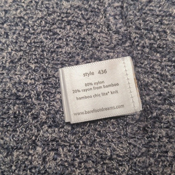 Barefoot Dreams Blue Bamboo Chic Lite Calypso Waterfall Long Sleeve Cardigan S/M - Picture 10 of 14